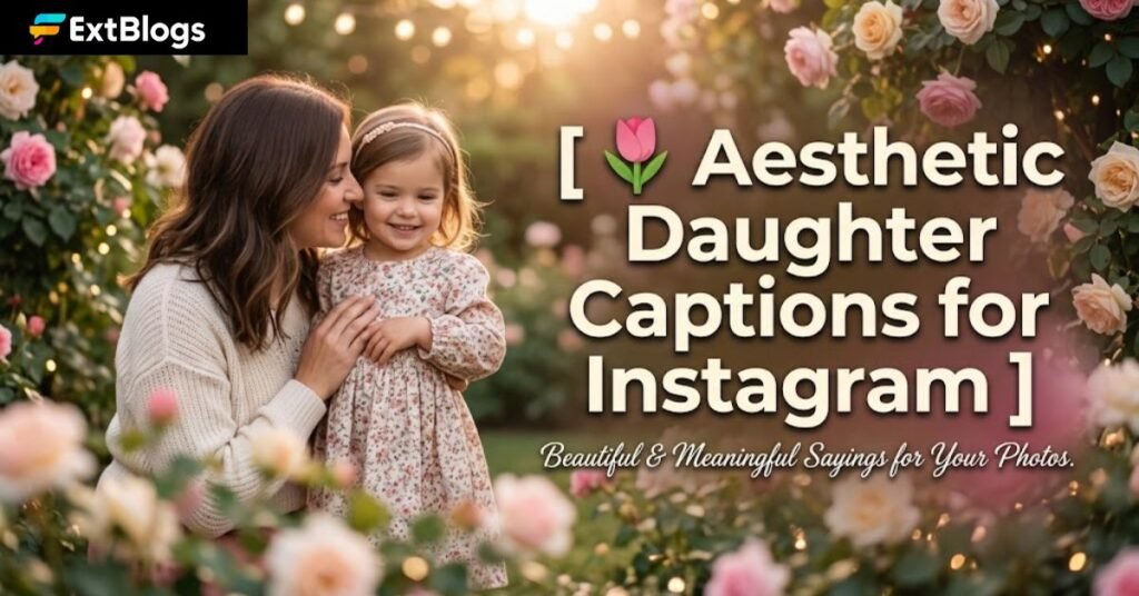 🌷 Aesthetic Daughter Captions for Instagram