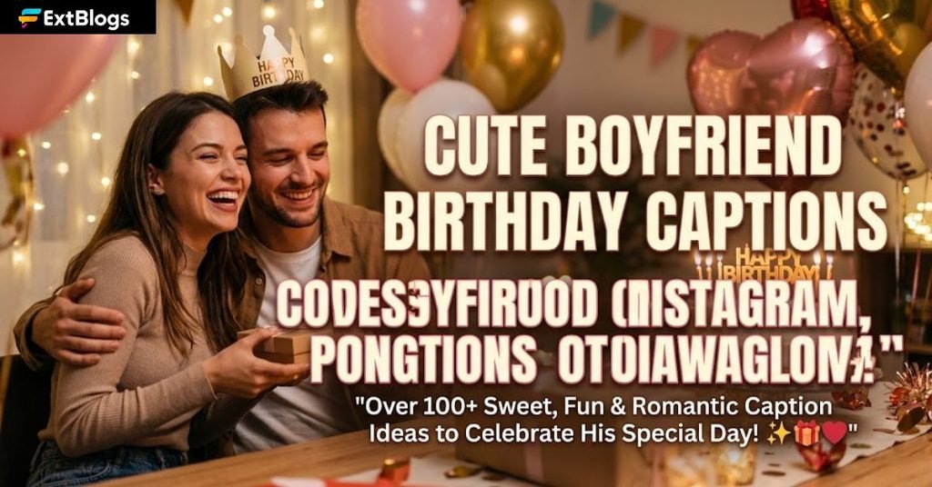 Cute Boyfriend Birthday Captions For Instagram