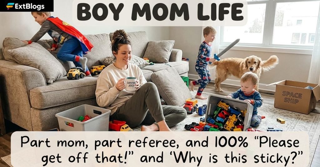 Funny Boy Mom Captions