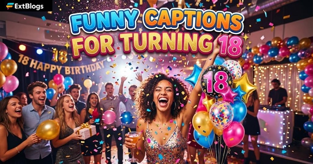 Funny Captions for Turning 18