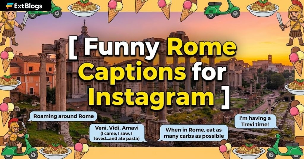 Funny Rome Captions for Instagram
