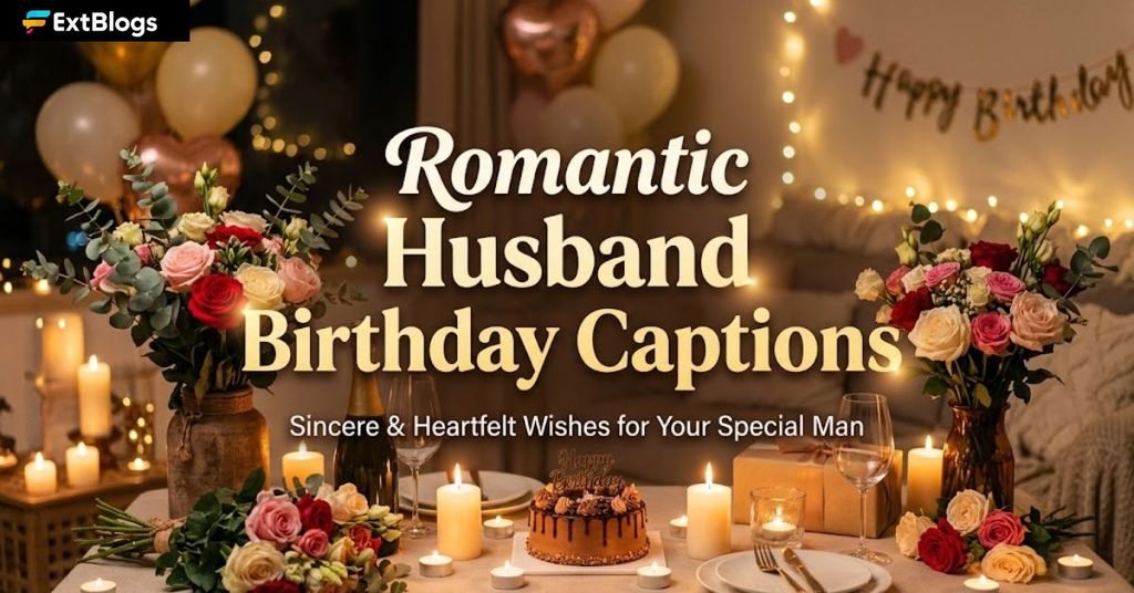 Romantic Husband Birthday Captions