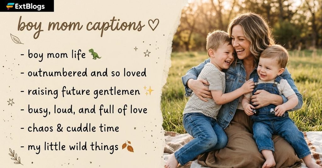 Short Boy Mom Captions