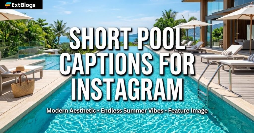 Short Pool Captions for Instagram